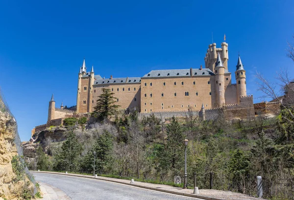 Castelo Histórico Segóvia Castela Leão Espanha — Fotografia de Stock
