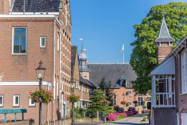 Huizen Kasteel Coevorden Nederland — Stockfoto