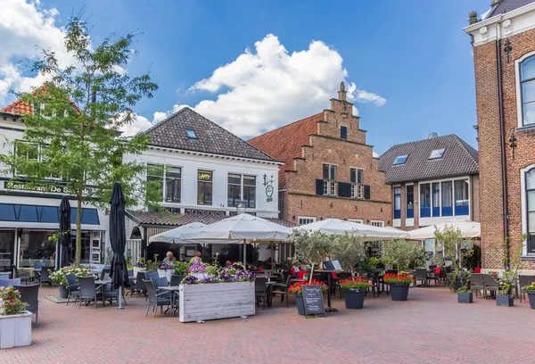 Restaurants Bars Het Centrum Van Lochem Nederland — Stockfoto