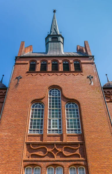 Fachada da igreja reformada de Borkum — Fotografia de Stock