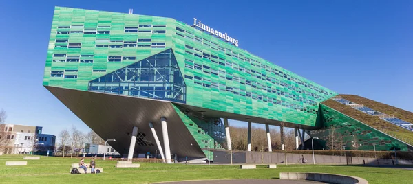 Panorama Del Edificio Linnaeusborg Campus Universidad Groningen Los Países Bajos — Foto de Stock