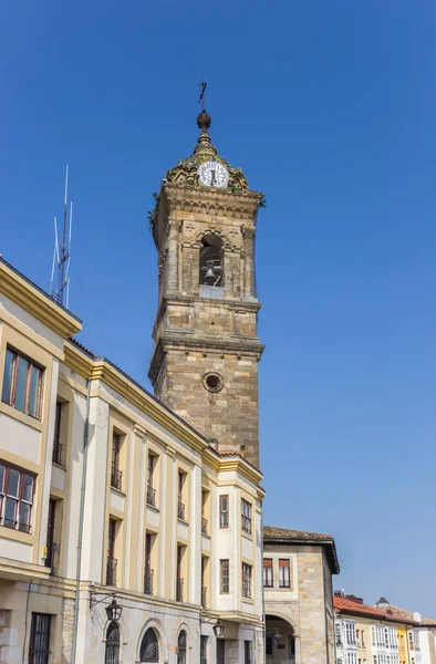 Torre Iglesia San Vicente Vitoria Gasteiz España — Foto de Stock