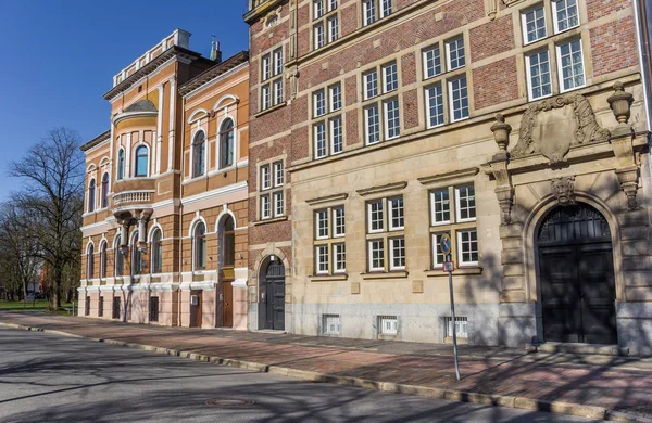 Historic buildings in the center of Wilhelmshaven — Stock Photo, Image