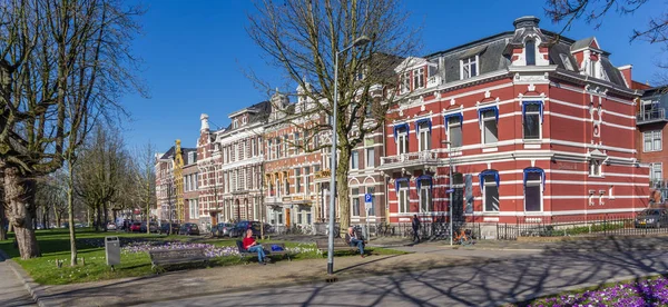 Historische panden in het centrum van Groningen — Stockfoto