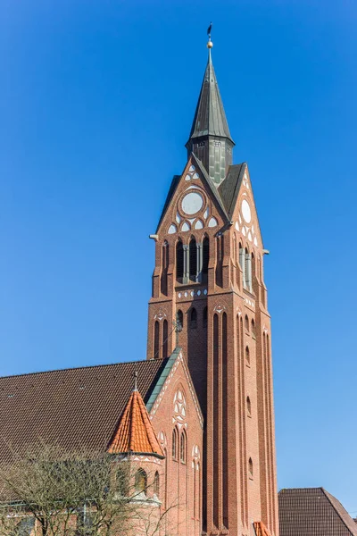Kostel St. Willehad v historickém městě Wilhelmshaven — Stock fotografie