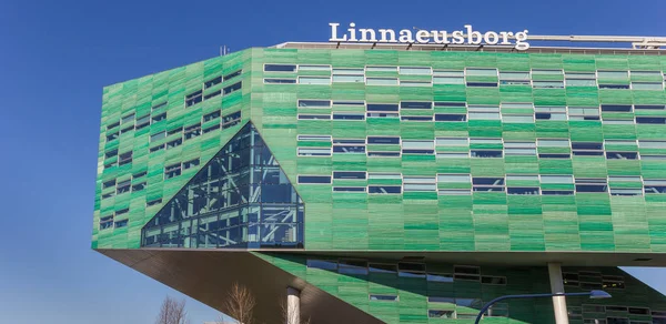 Panorama del edificio Linnaeusborg en el campus de Groningen — Foto de Stock