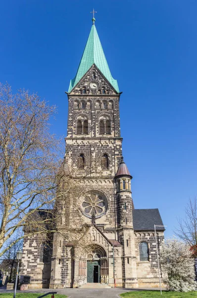 Davanti alla chiesa di San Martinus a Herten Westerholt — Foto Stock