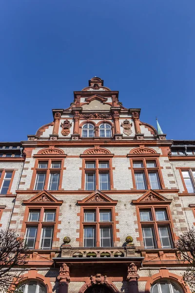 Schwerin eski postane cephesi — Stok fotoğraf