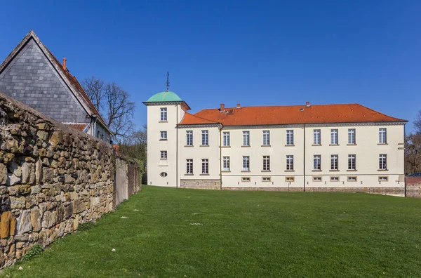 Historic castle in the Old Village of Westerholt — Stock Photo, Image