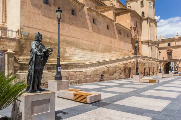 Pomnik na Plaza Espana w Lorca — Zdjęcie stockowe