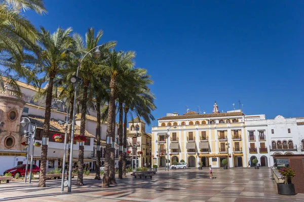 Tarihi şehir Ecija Merkezi meydanı Plaza de Espana — Stok fotoğraf
