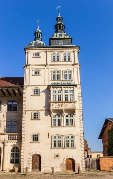 Turm der historischen Burg in Gustrow — Stockfoto