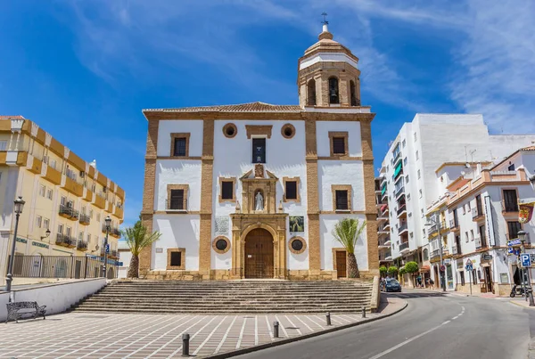 Front view of the Merced church in Ronda — ストック写真