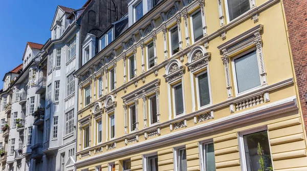 Fachada Decorada Una Casa Histórica Flensburg Alemania — Foto de Stock