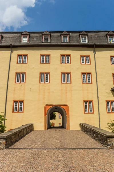 Brücke Zum Historischen Schloss Hachenburg — Stockfoto