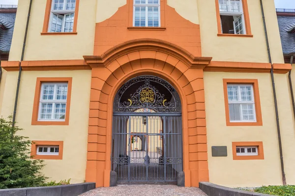 Portão Entrada Castelo Histórico Hachenburg Alemanha — Fotografia de Stock