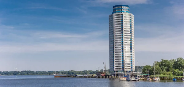 Panorama Moderno Edificio Apartamentos Schlei Schleswig Alemania — Foto de Stock