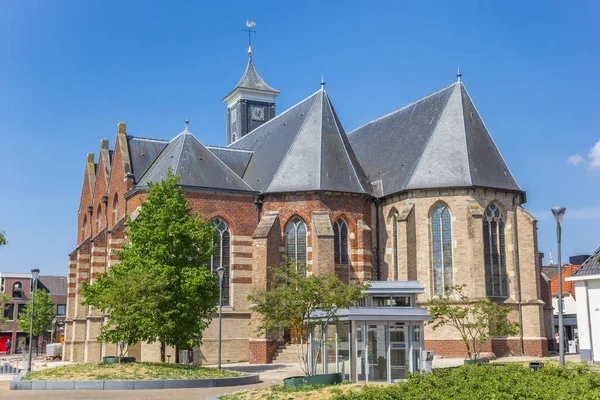 Історична Церква Schildkerk Центрі Міста Рейссен Нідерланди — стокове фото