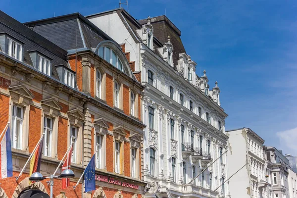 Façades Historiques Dans Centre Flensburg Allemagne — Photo