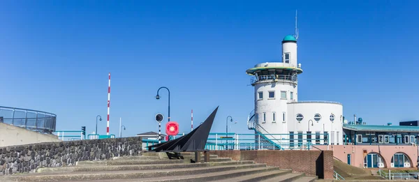 Panorama Des Fährterminals Hafen Von Harlingen Niederlande — Stockfoto