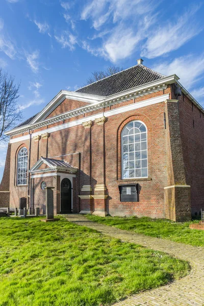 Weg Naar Historische Solwerd Kerk Appingedam Nederland — Stockfoto