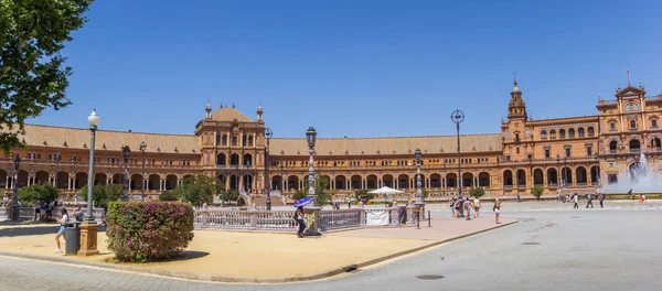 Panorama Plaza Espana Sevilla España — Foto de Stock