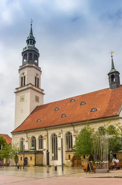 ドイツ セルレの市場広場にある歴史的なStadtkirche教会 — ストック写真