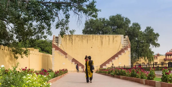 Matka Dziecko Obserwatorium Jaipur Indie — Zdjęcie stockowe