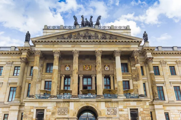 Fachada Del Castillo Histórico Braunschweig Alemania —  Fotos de Stock