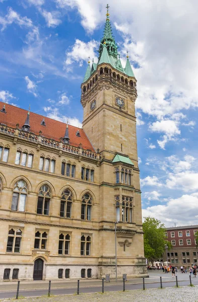 Історичний Будинок Ратуші Центрі Брауншвейга Німеччина — стокове фото
