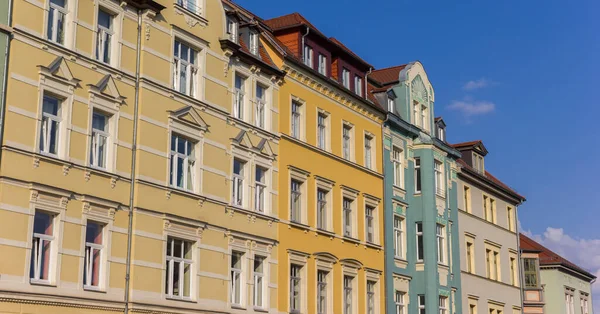 Panorama Coloridas Casas Centro Histórico Weimar Alemania — Foto de Stock