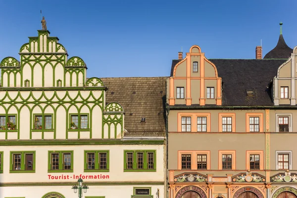 Verzierte Fassade Der Touristeninformation Weimar Deutschland — Stockfoto