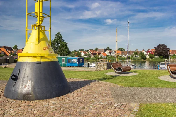 Boya Amarilla Puerto Schleswig Alemania — Foto de Stock