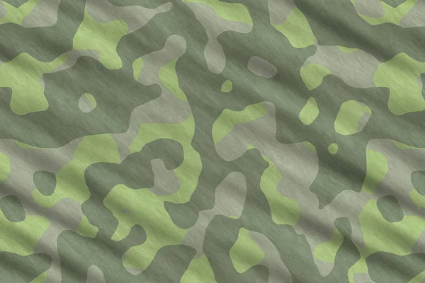 Camouflage fabric texture. Military uniform pattern background