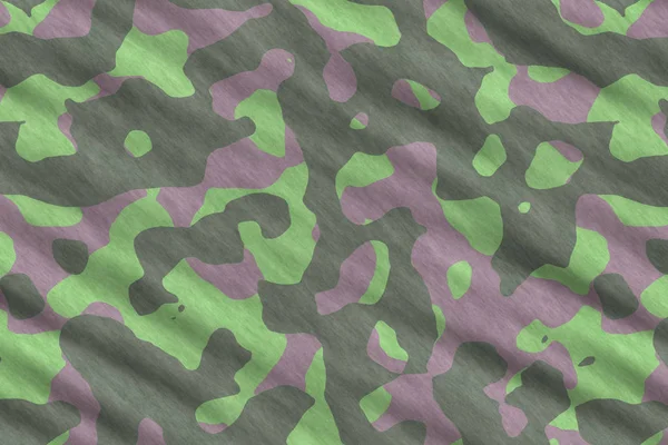 Camouflage fabric texture. Military uniform pattern background