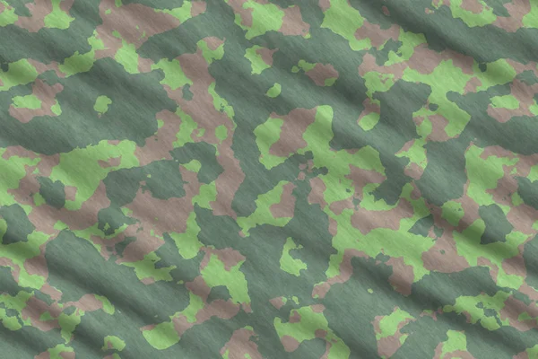 Camouflage fabric texture. Military uniform pattern background