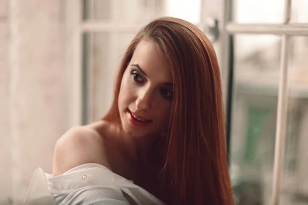 Hot Redhead With Youthful Body (Casting)