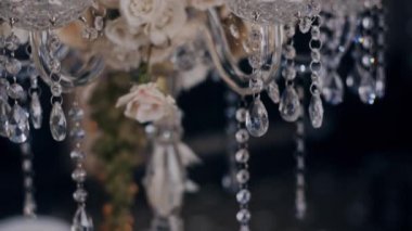 Tablo mumluk centerpieces decoradet çiçeklerle resmini Parralax
