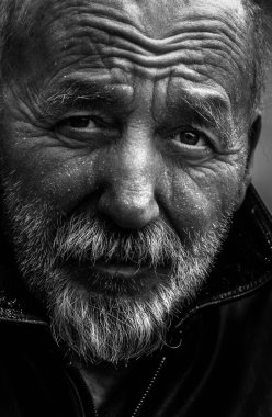 Yakışıklı bir adamın portresi.