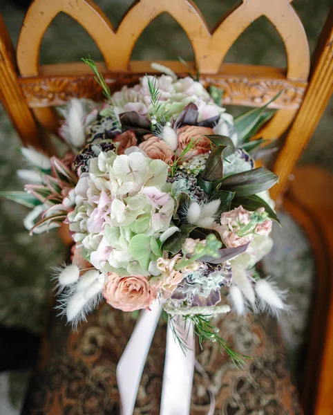 Buquê Decoração Casamento Flores — Fotografia de Stock