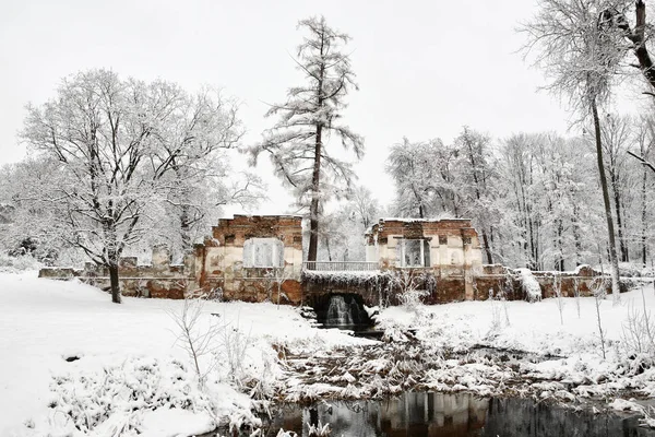 Архітектурна Пам Ятка Руїни Парку Александрія України — стокове фото