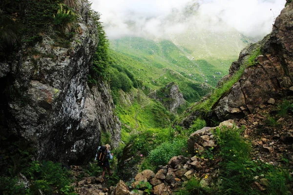 Fog in the mountains — Stock Photo, Image