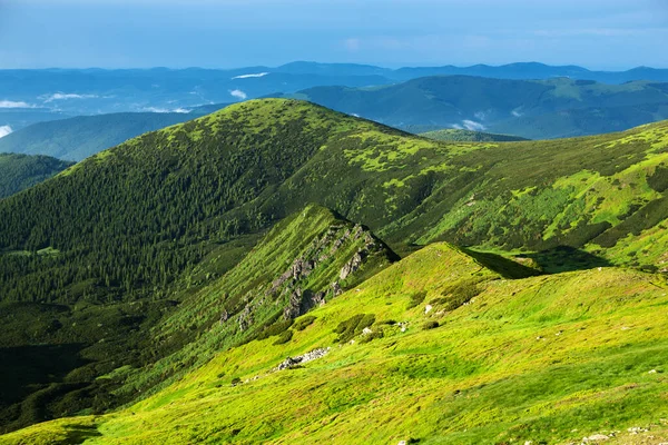 Great View Mountains Summer Day — Stock Photo, Image