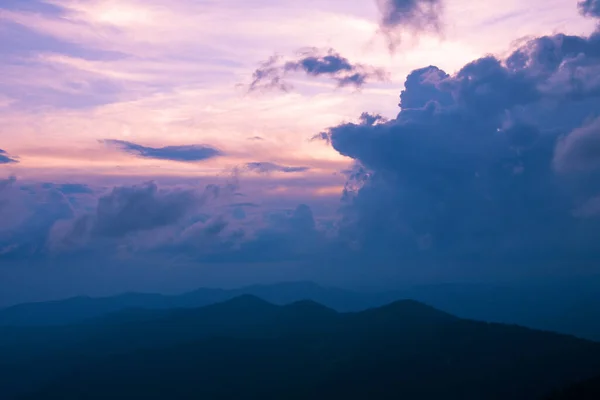Rain Clouds Evening Sky Carpathians — Stock Photo, Image
