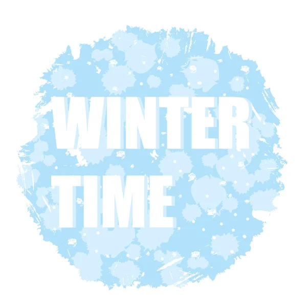 Bright Winter Magical Print Slogan — Stock Vector