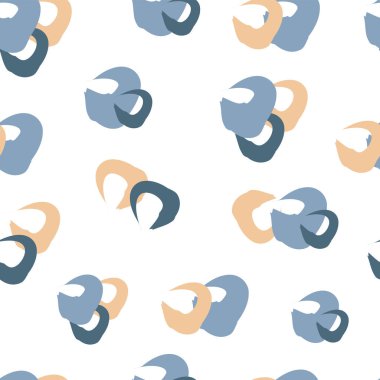 Pastel soyut öğeler ile Seamless modeli