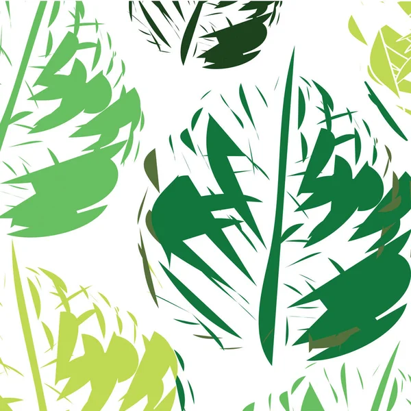 Abstracte Patroon Met Takken Van Bomen Natuur Thema — Stockvector