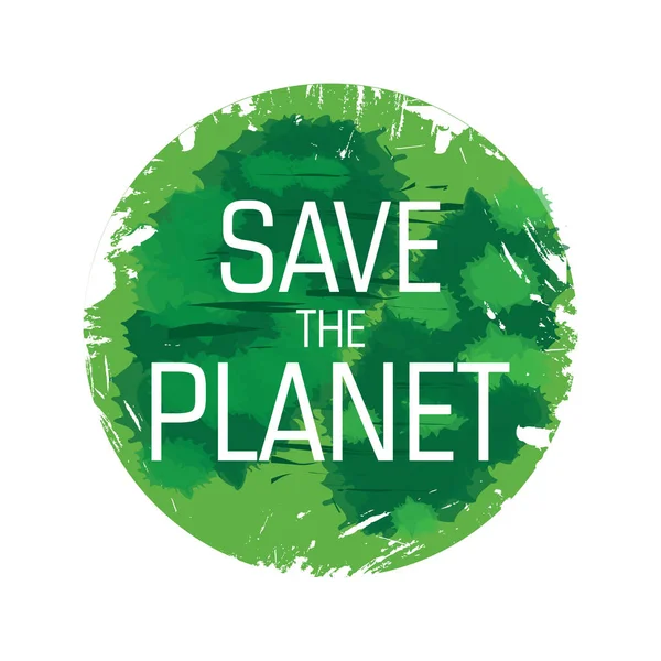 Οικολογικό Βιολογικό Πράσινο Λογότυπο Αυτοκόλλητο Σημάδι Πρότυπο Σχεδίασης Οργανική Έννοια — Διανυσματικό Αρχείο