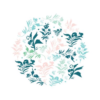 Beyaz arka planda izole taze pastel renklerde çiçek elemanları. Güzel çiçekler, düğün, Doğum günü ve diğer tatil için kart, davetiye oluşturma olarak kullanılabilir.