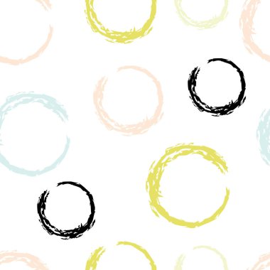 Fırça darbeleriyle modaya uygun desen.